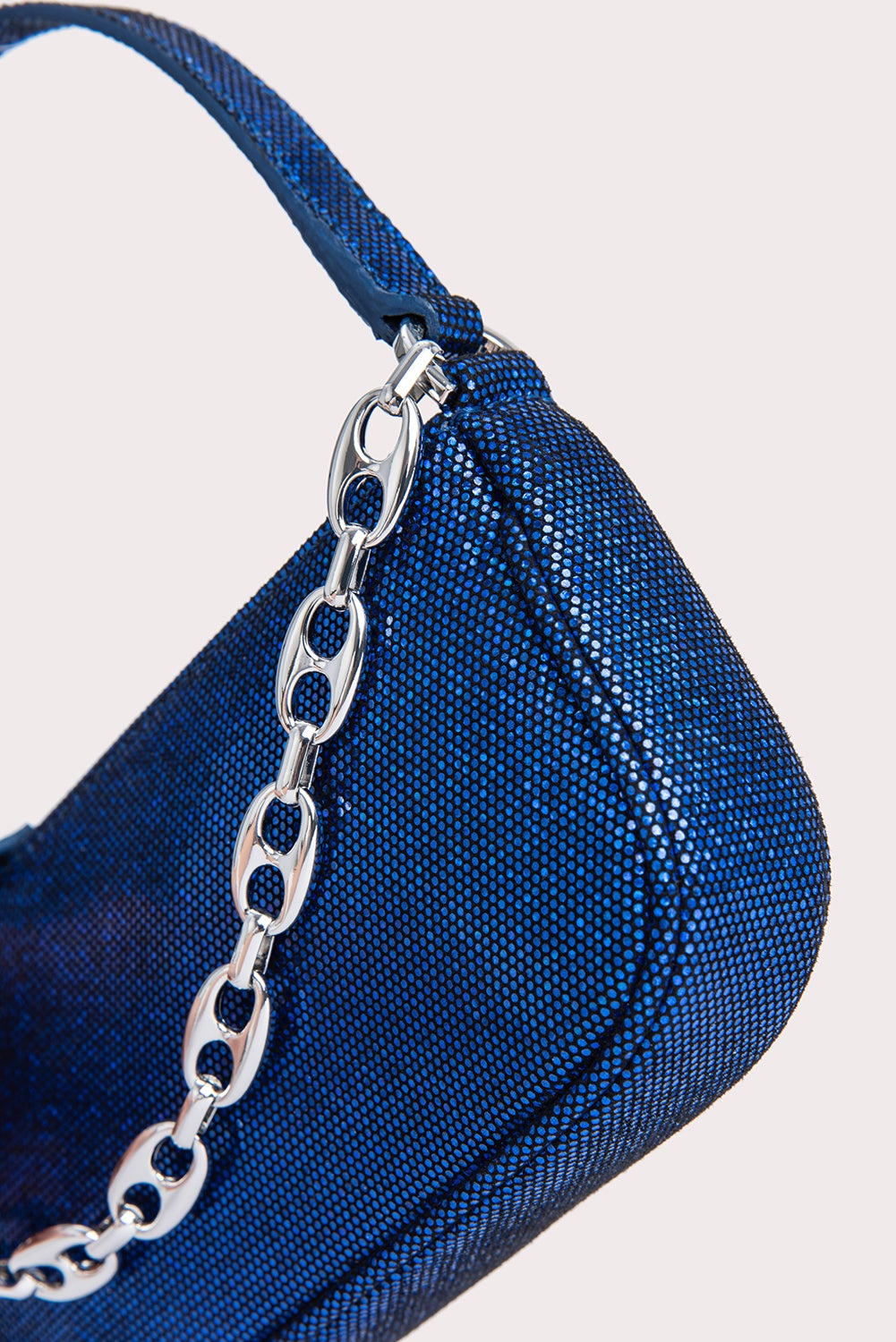 Mini Rachel Blue Disco Dot Leather - 6