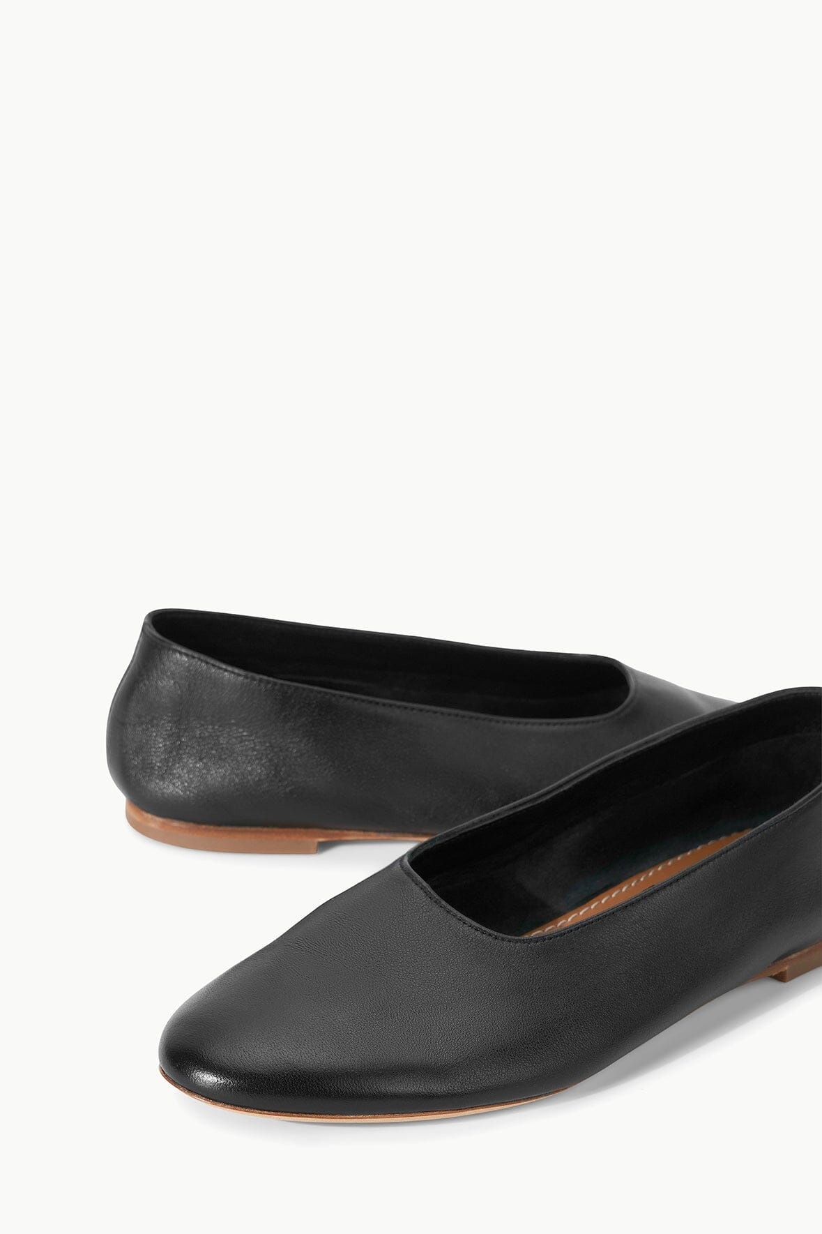STAUD ALBA BALLET FLAT BLACK - 6