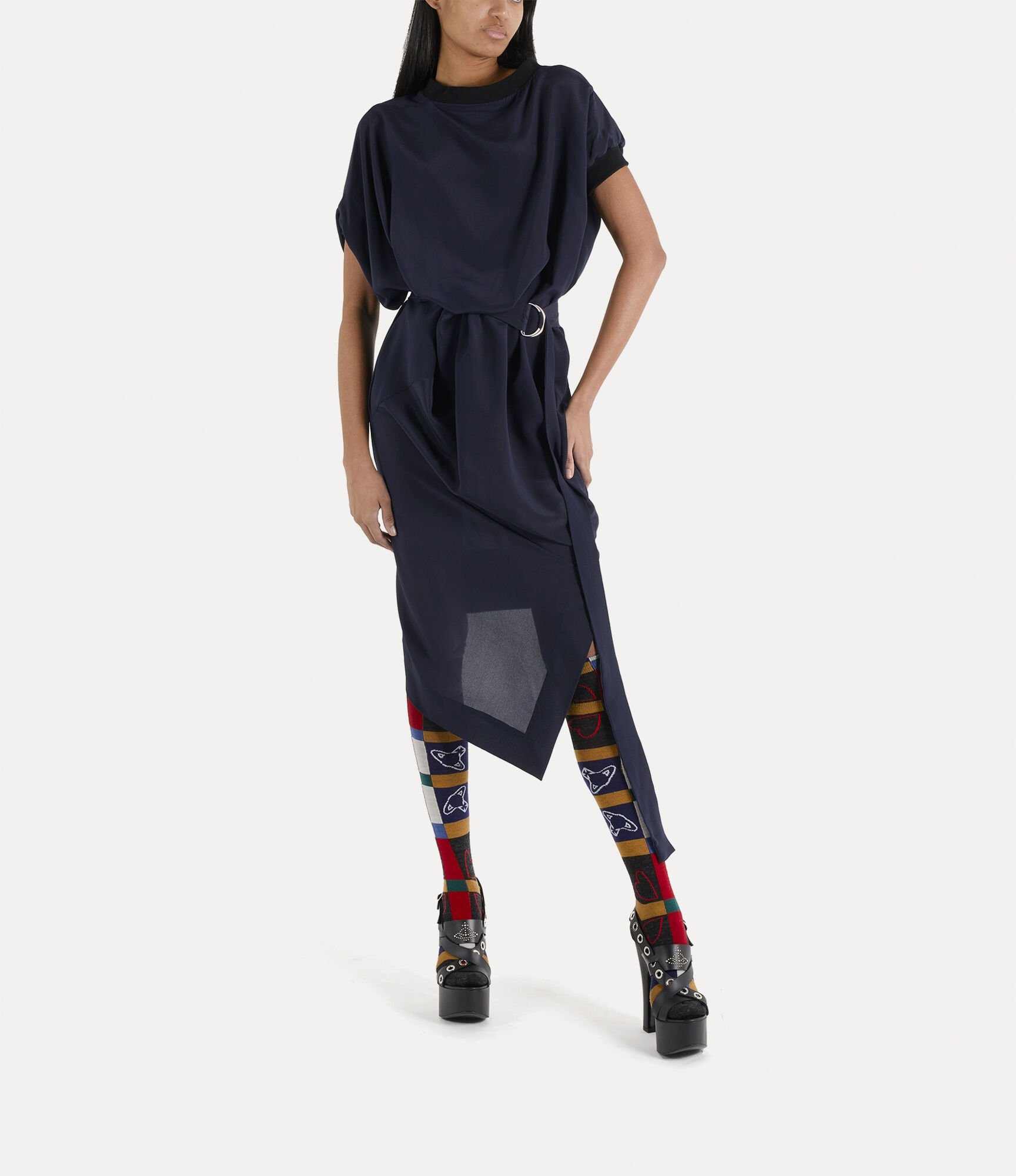 Vivienne Westwood ロング・マキシ丈スカート 2002425E0043 Vivienne Westwood Panther Gathered Maxi Skirt | Grey | FARFETCH