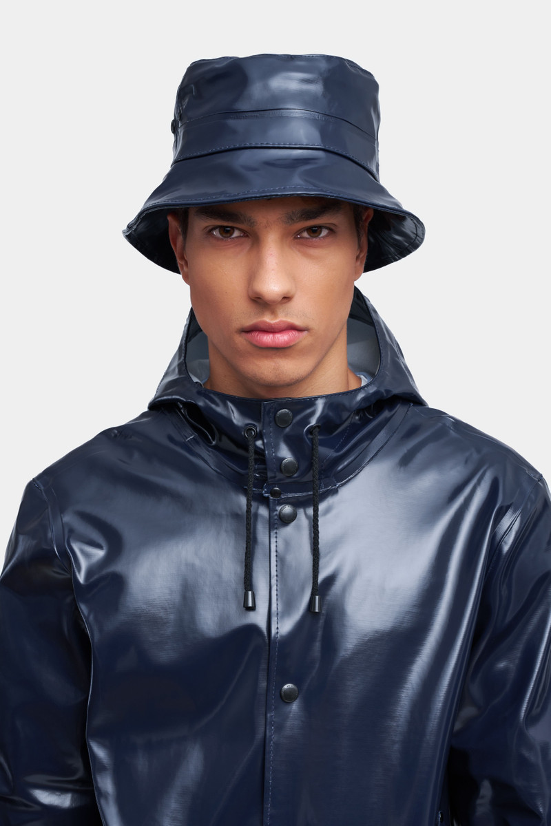 Stutterheim Beckholmen Opal Bucket Hat Navy outlook