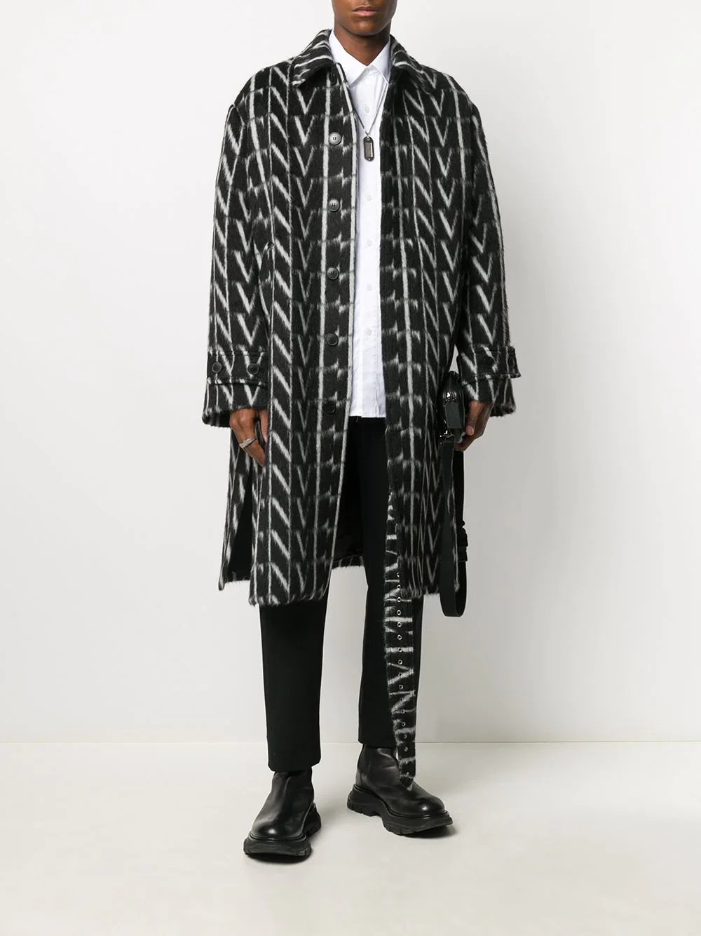 VLTN-print coat - 2