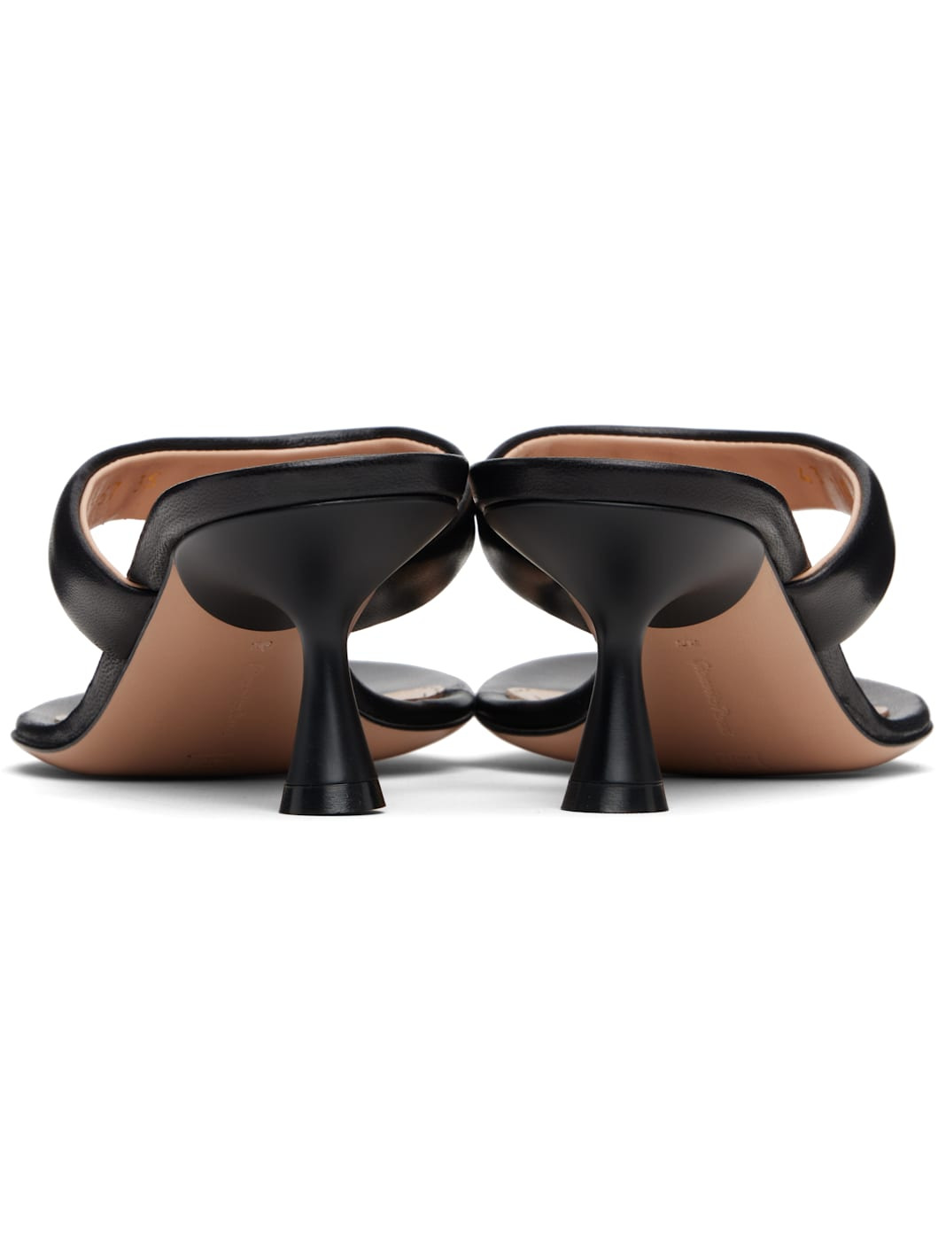 Black Ascent Thong 55 Heeled Sandals - 2