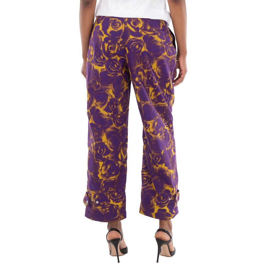 Burberry Floral Print Trousers - 5