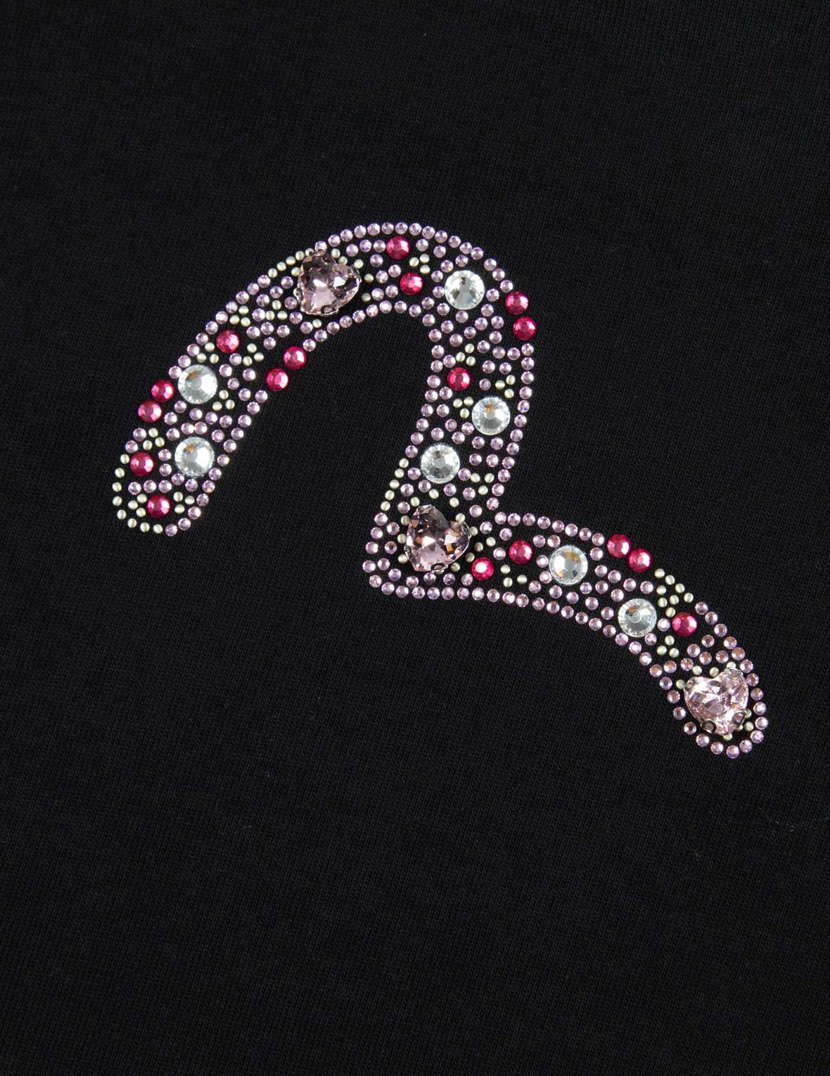 RHINESTONE SEAGULL CROPPED SWEATSHIRT - 7