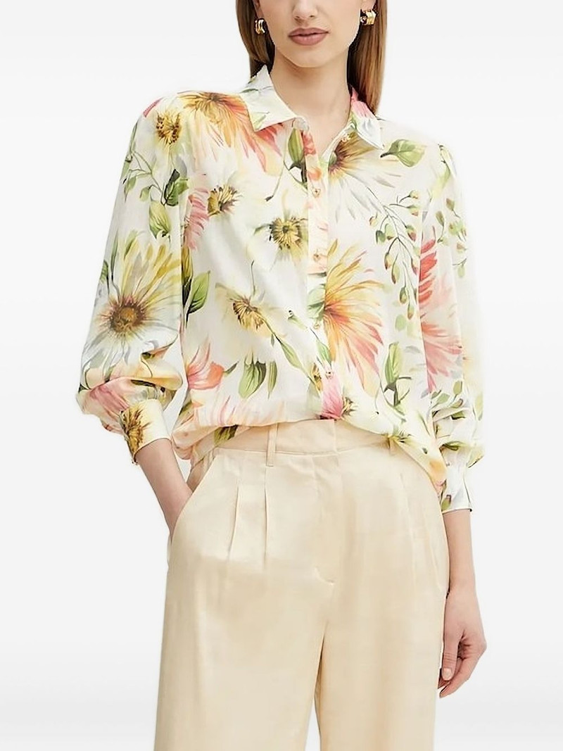 floral-print shirt 1