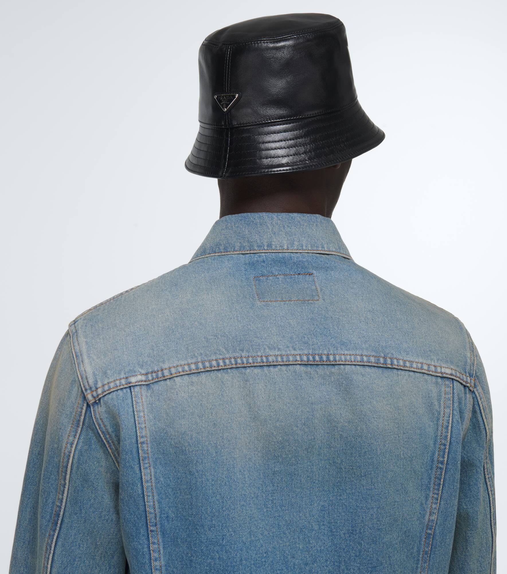 Leather bucket hat - 3
