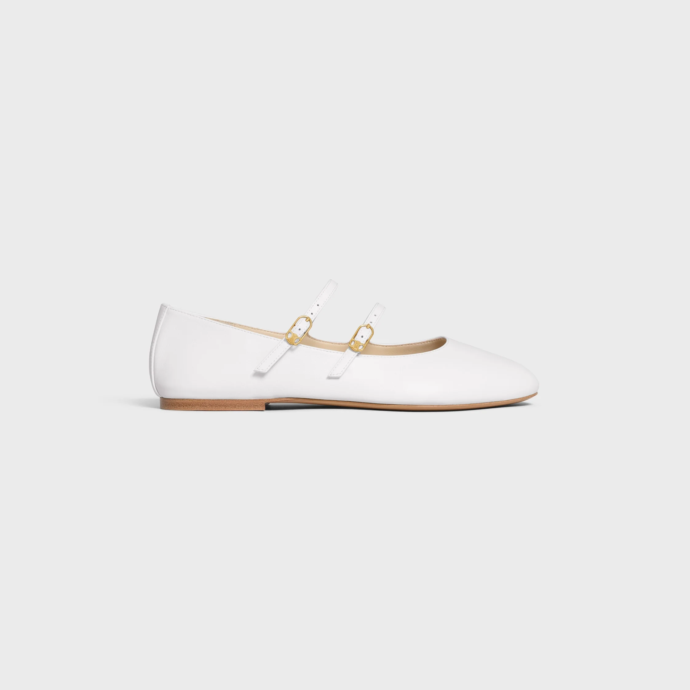 LES BALLERINES CELINE DOUBLE STRAP IN LAMBSKIN - 1