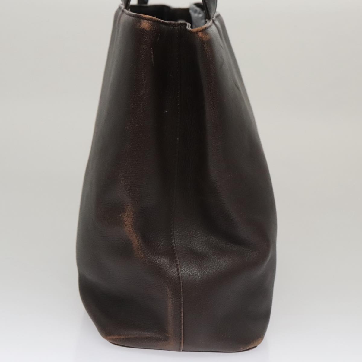 Burberry Hand Bag Leather Brown Gold - 2