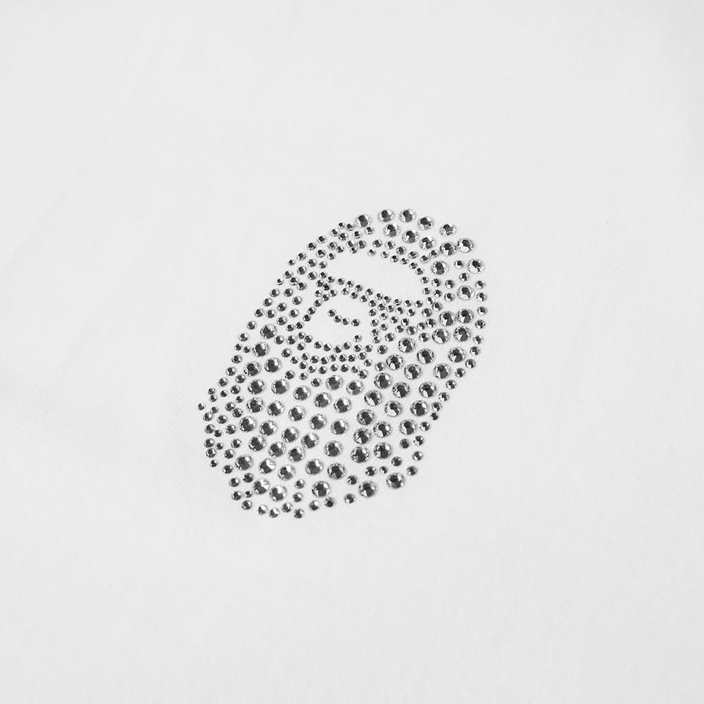 A Bathing Ape Crystal Stone Ape Head Tee - 3