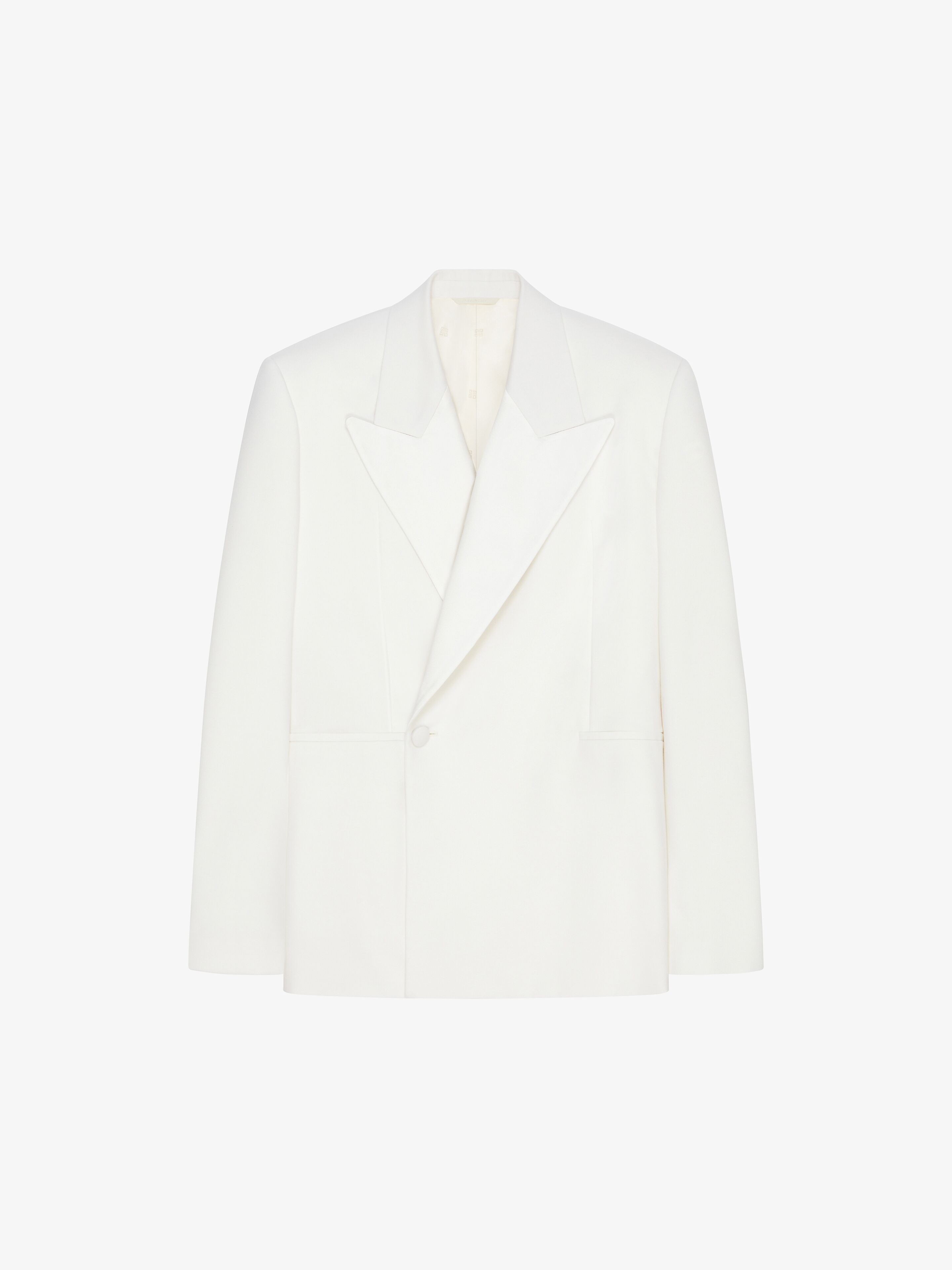 OVERSIZED JACKET IN WOOL AND MOHAIR - 1