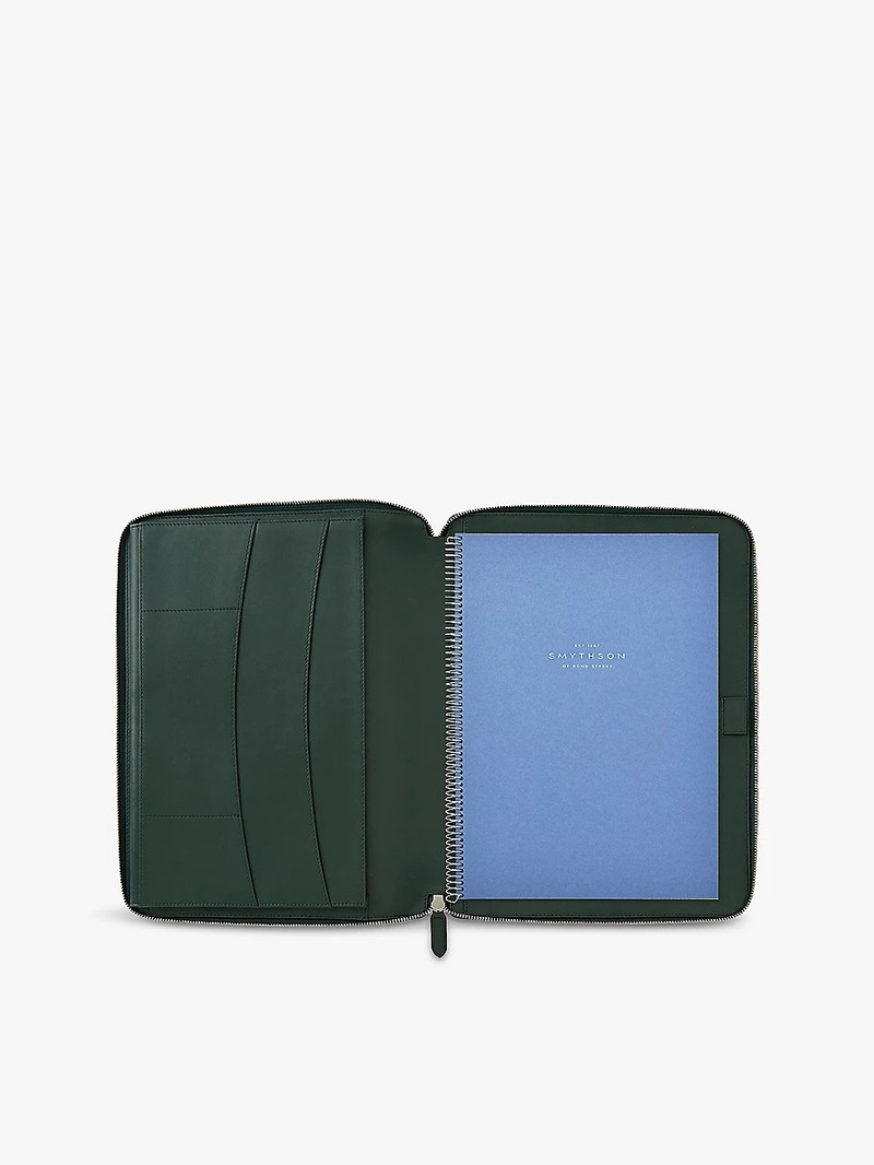 Smythson Burlington 8 card leather wallet outlook