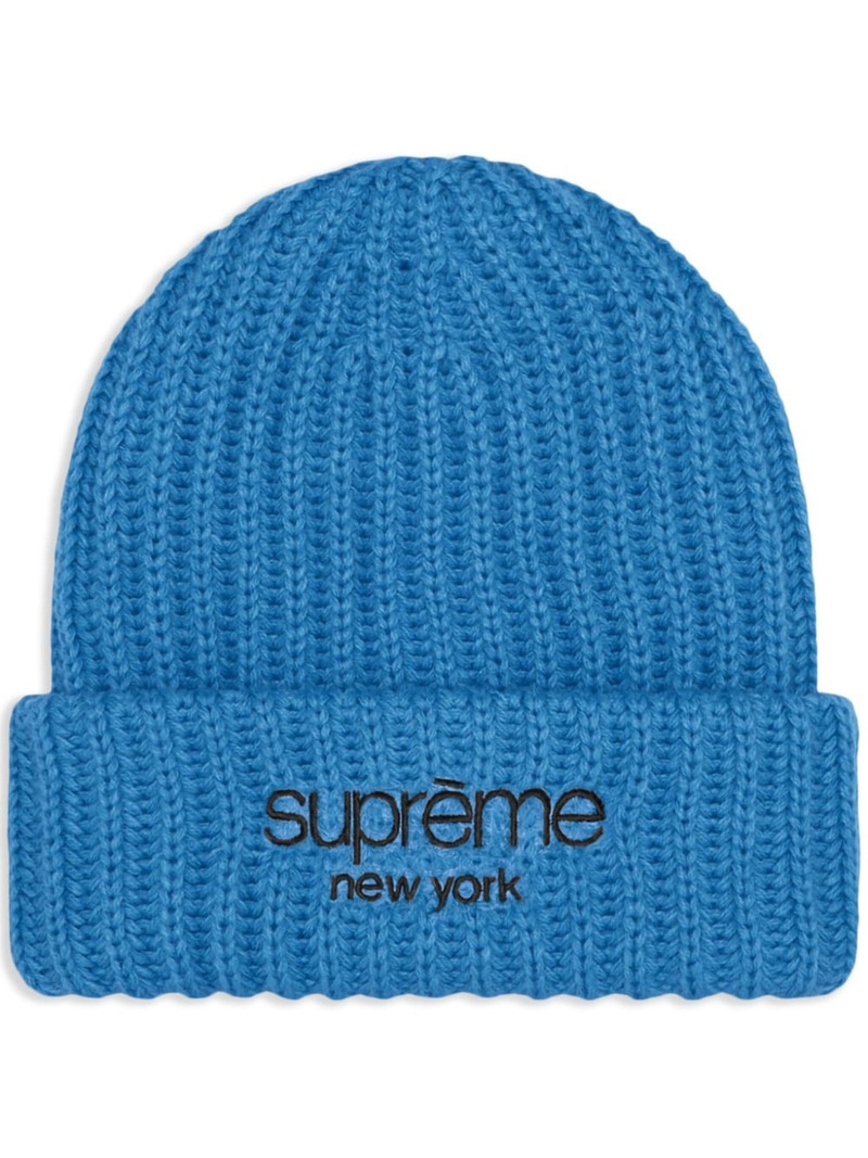 Classic Logo Chunky Ribbed beanie - 1