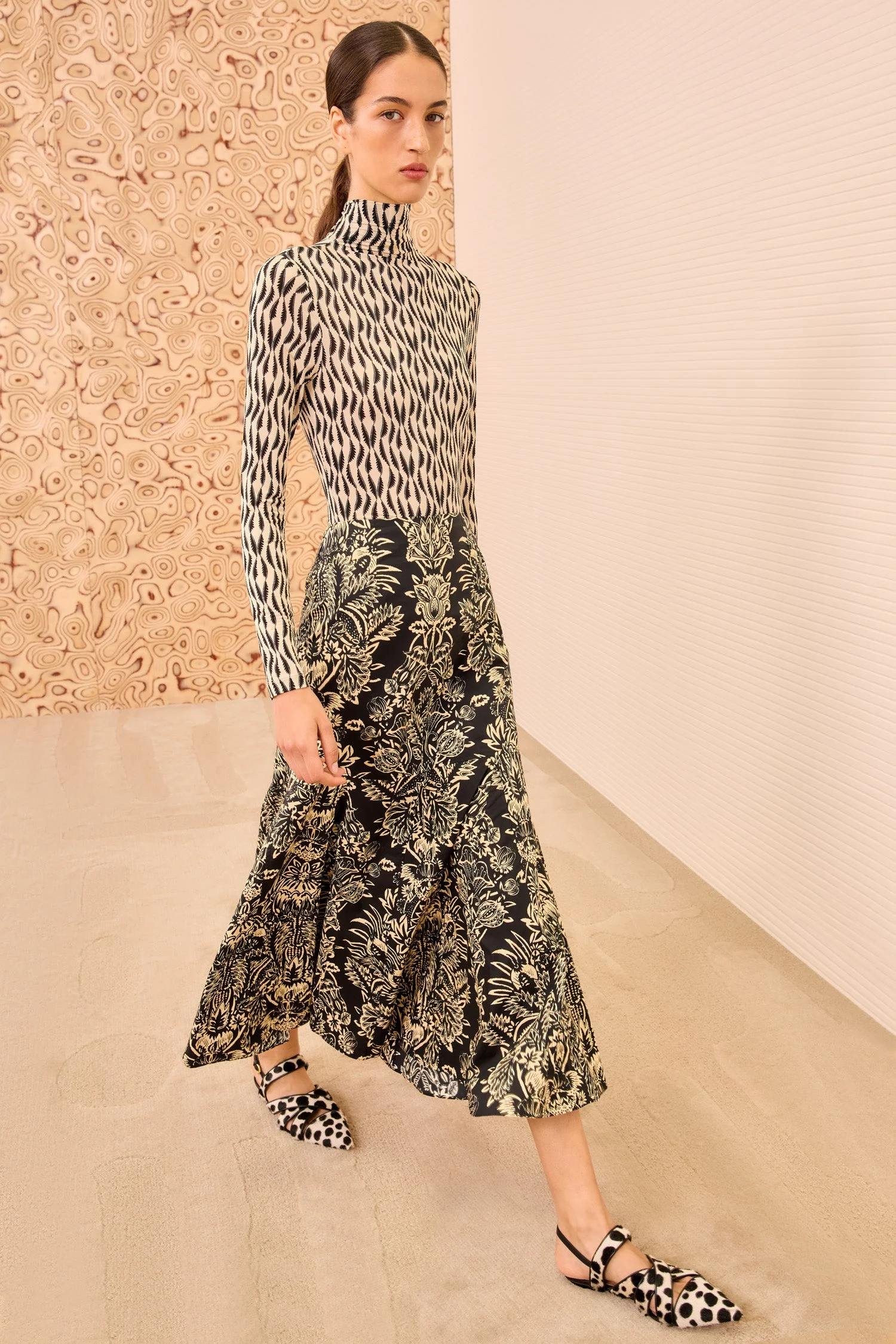 Aurelia Jersey Long Sleeve Turtleneck - 1