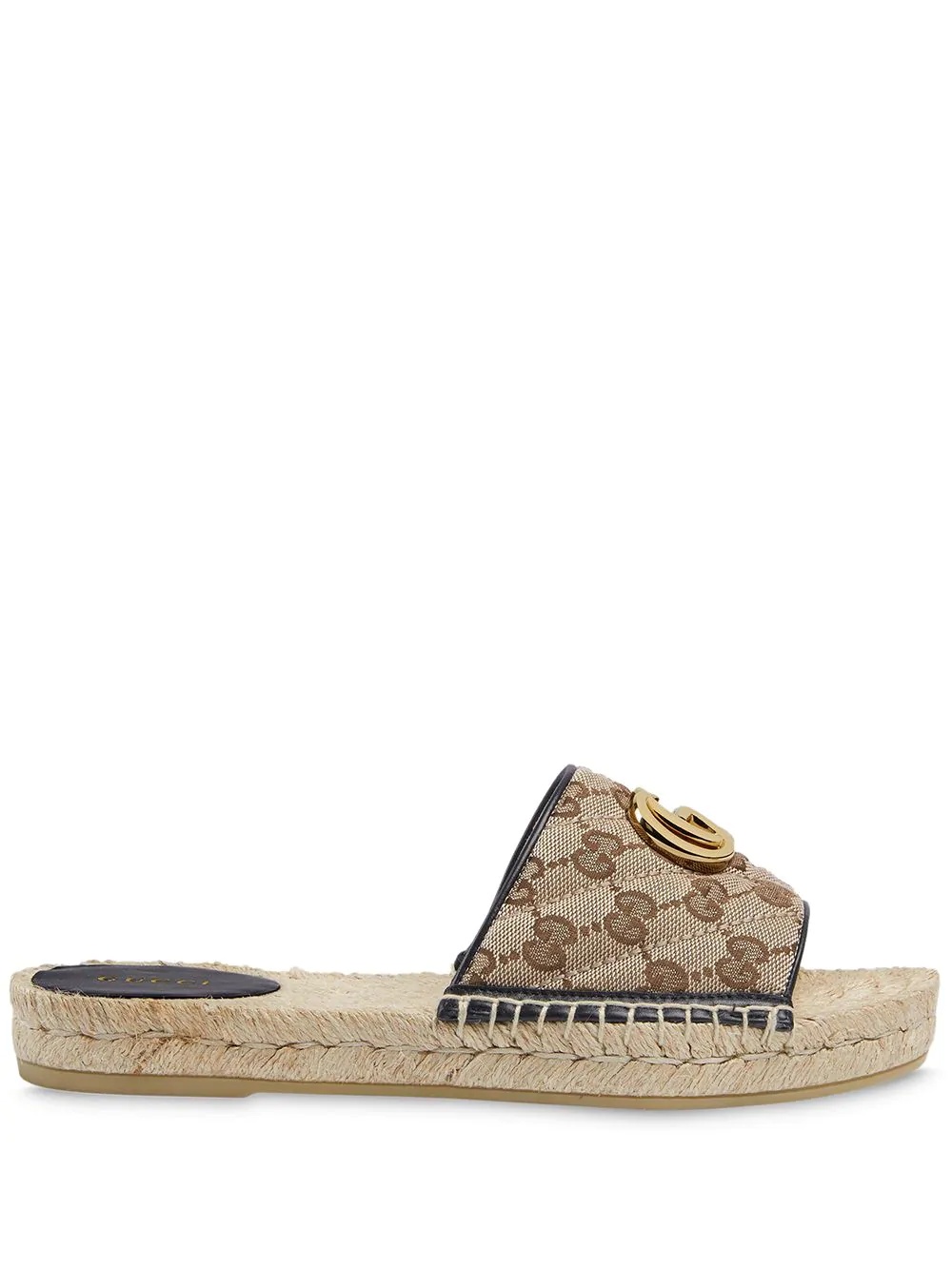 Double G open-toe espadrilles - 1