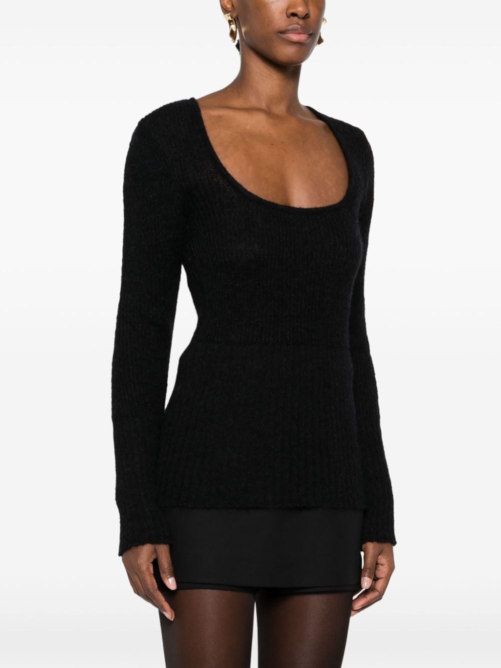 Dao square-neck jumper - 3