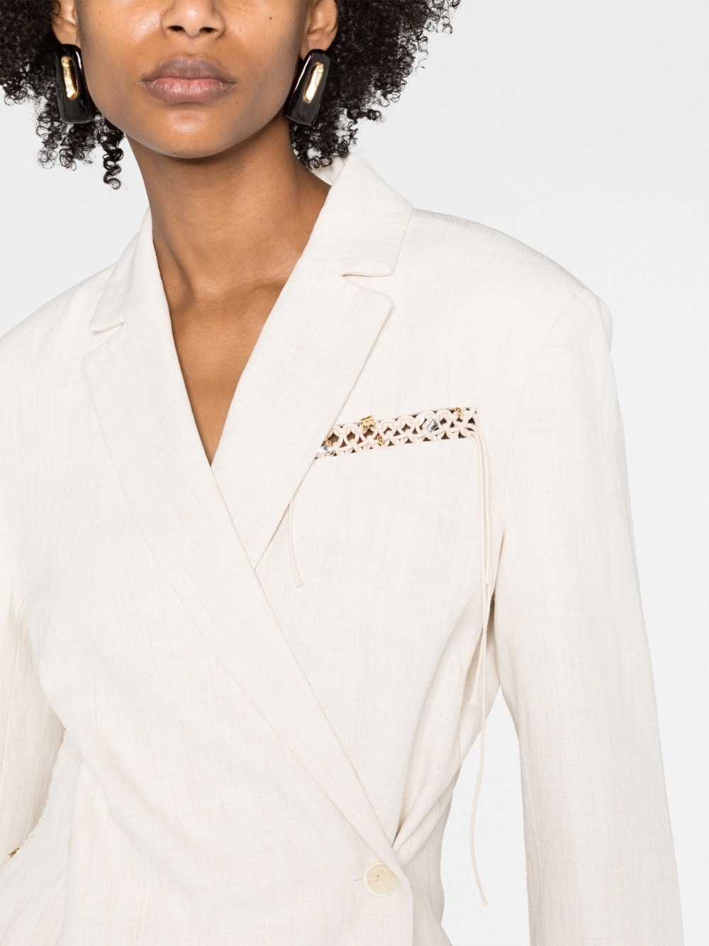 La Veste Tibau Brodée blazer - 5