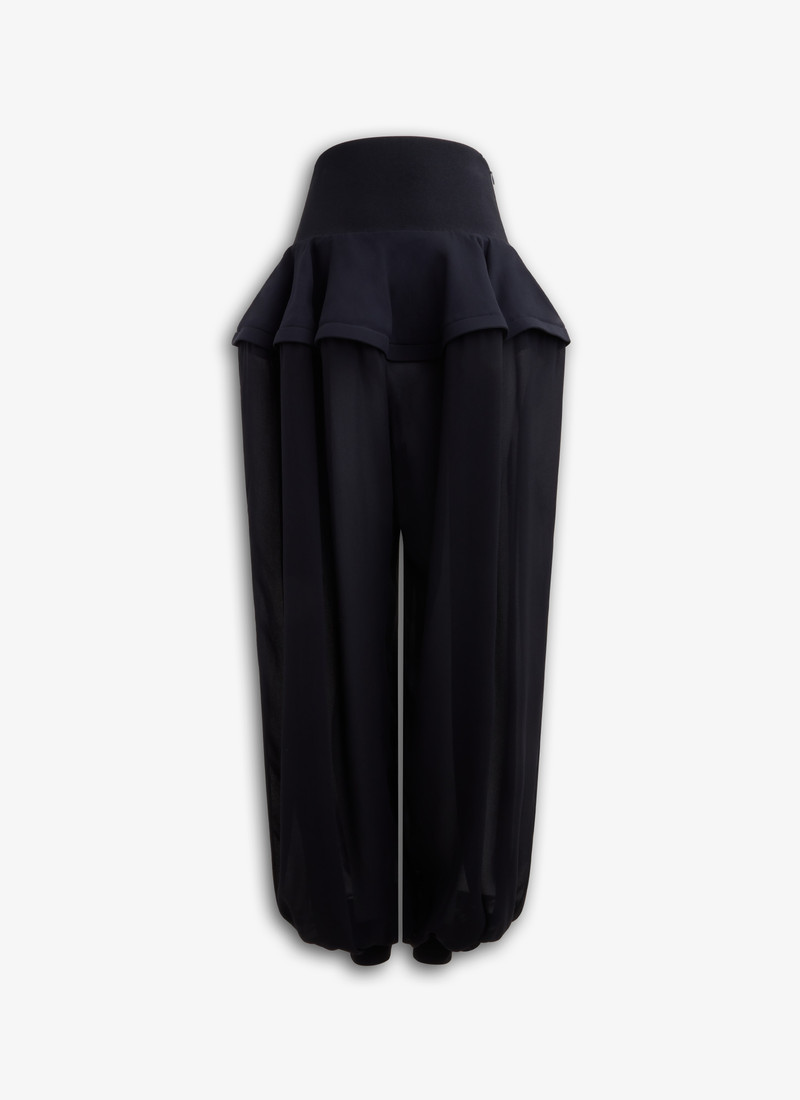 GEORGETTE PEPLUM PANTS 1