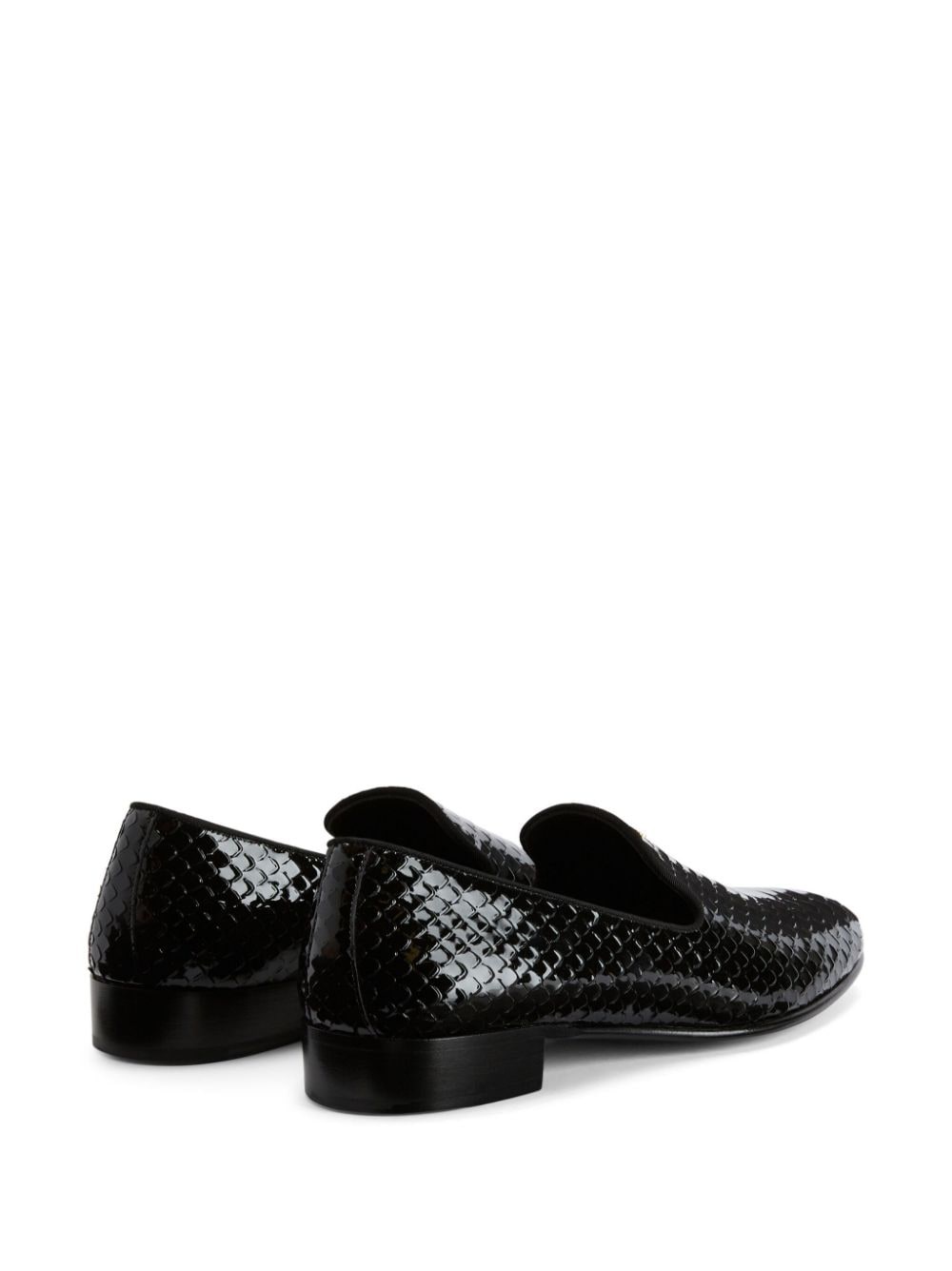 Lewis Pit 15mm snakeskin-effect loafers - 3