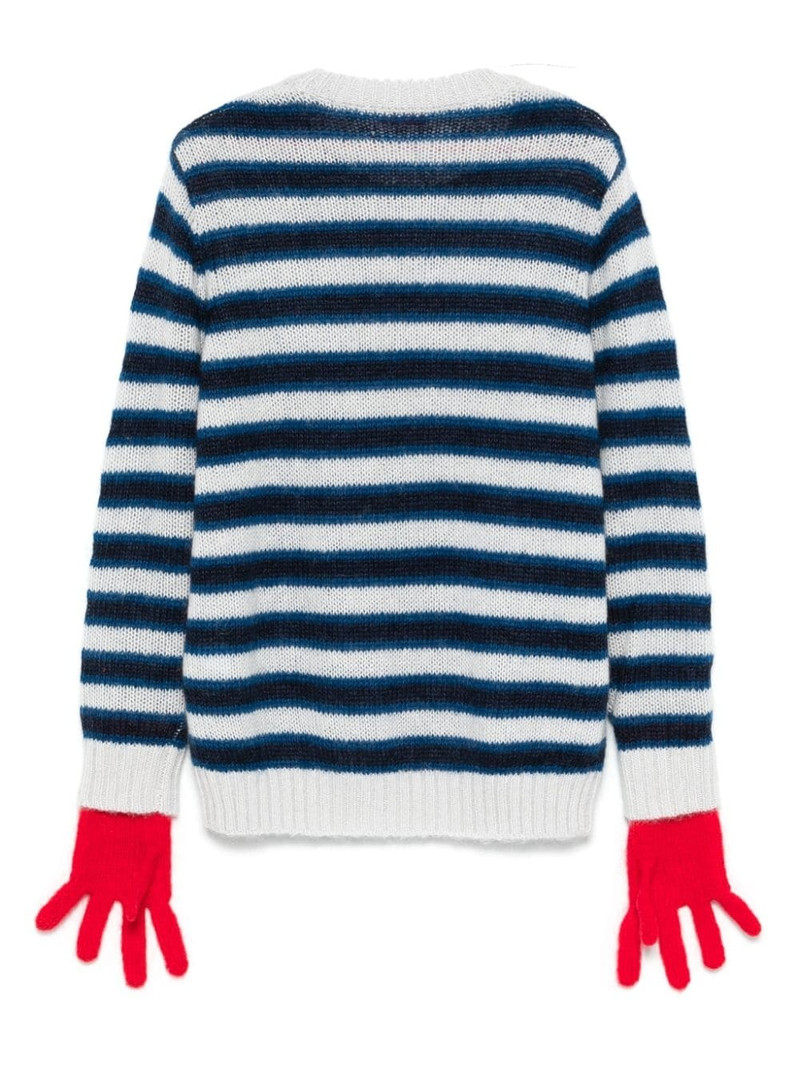 CHARLES JEFFREY LOVERBOY Mohair Gloves jumper outlook