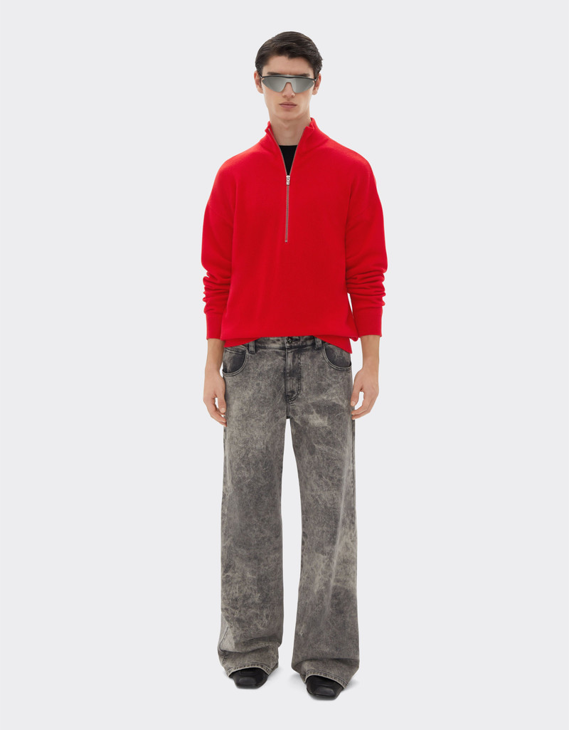 Ferrari Cashmere sweater with zip outlook