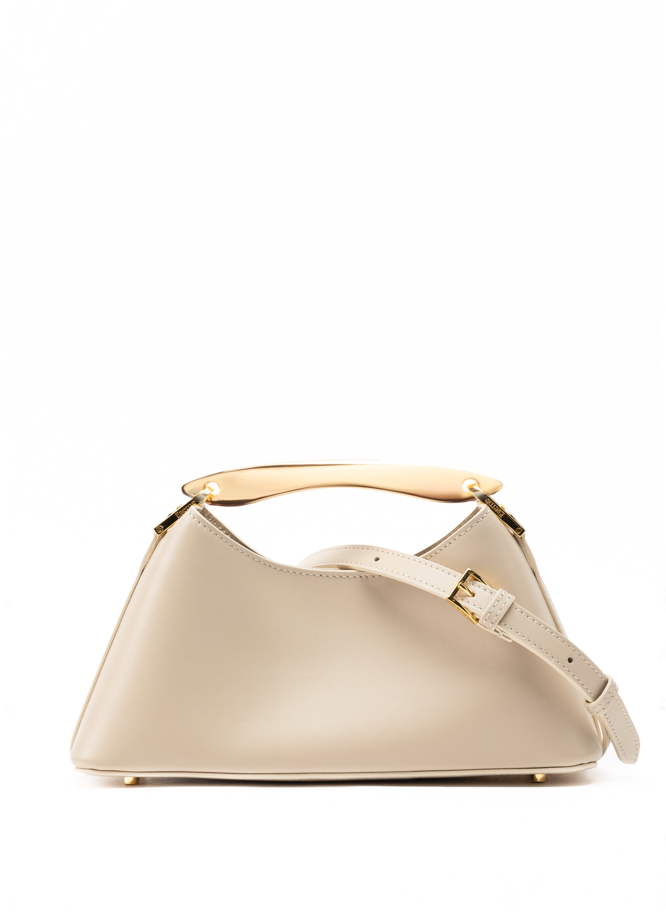Mini Boomerang Leather Sesame - 3