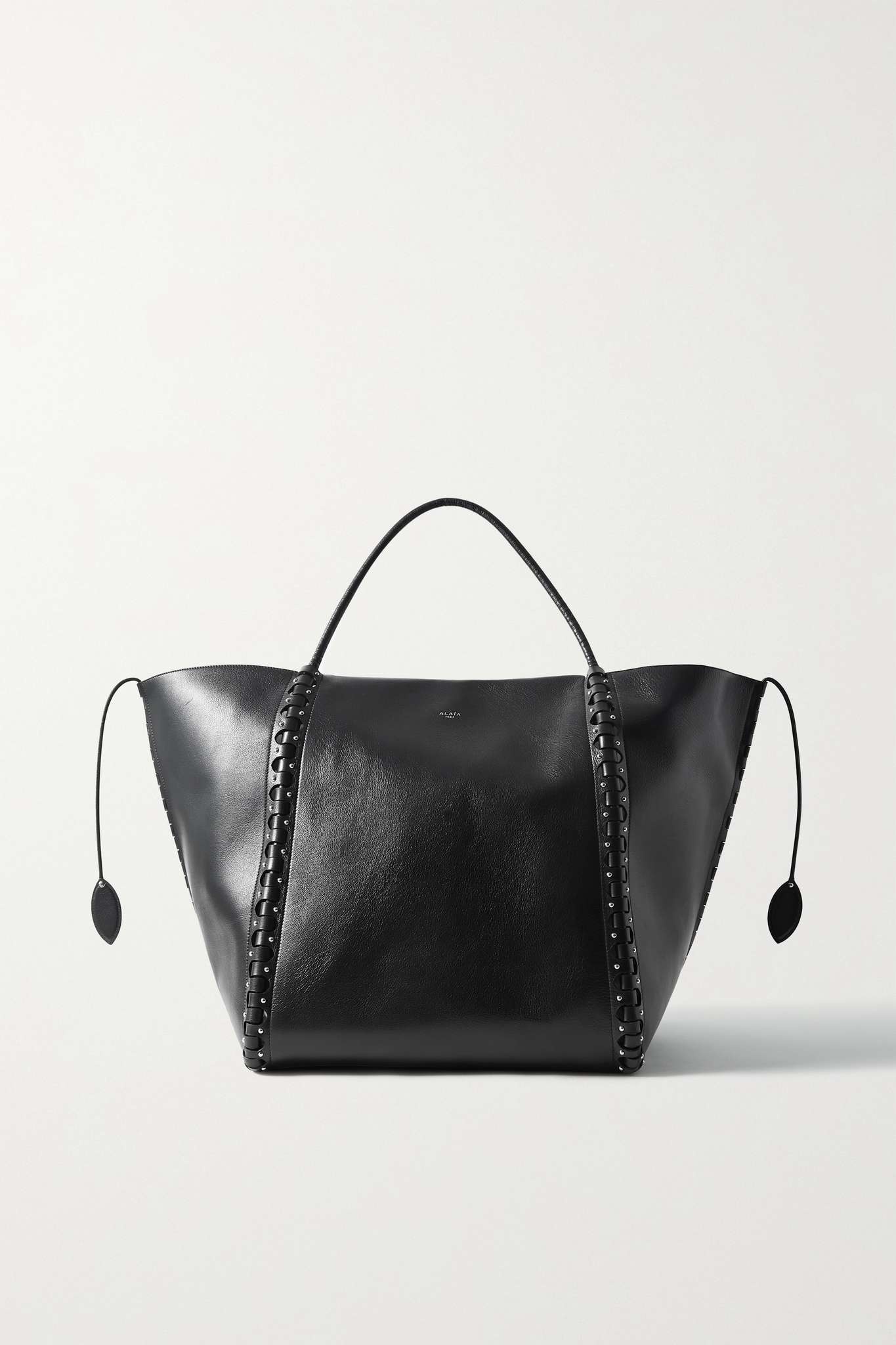 Hinge large studded leather tote - 1