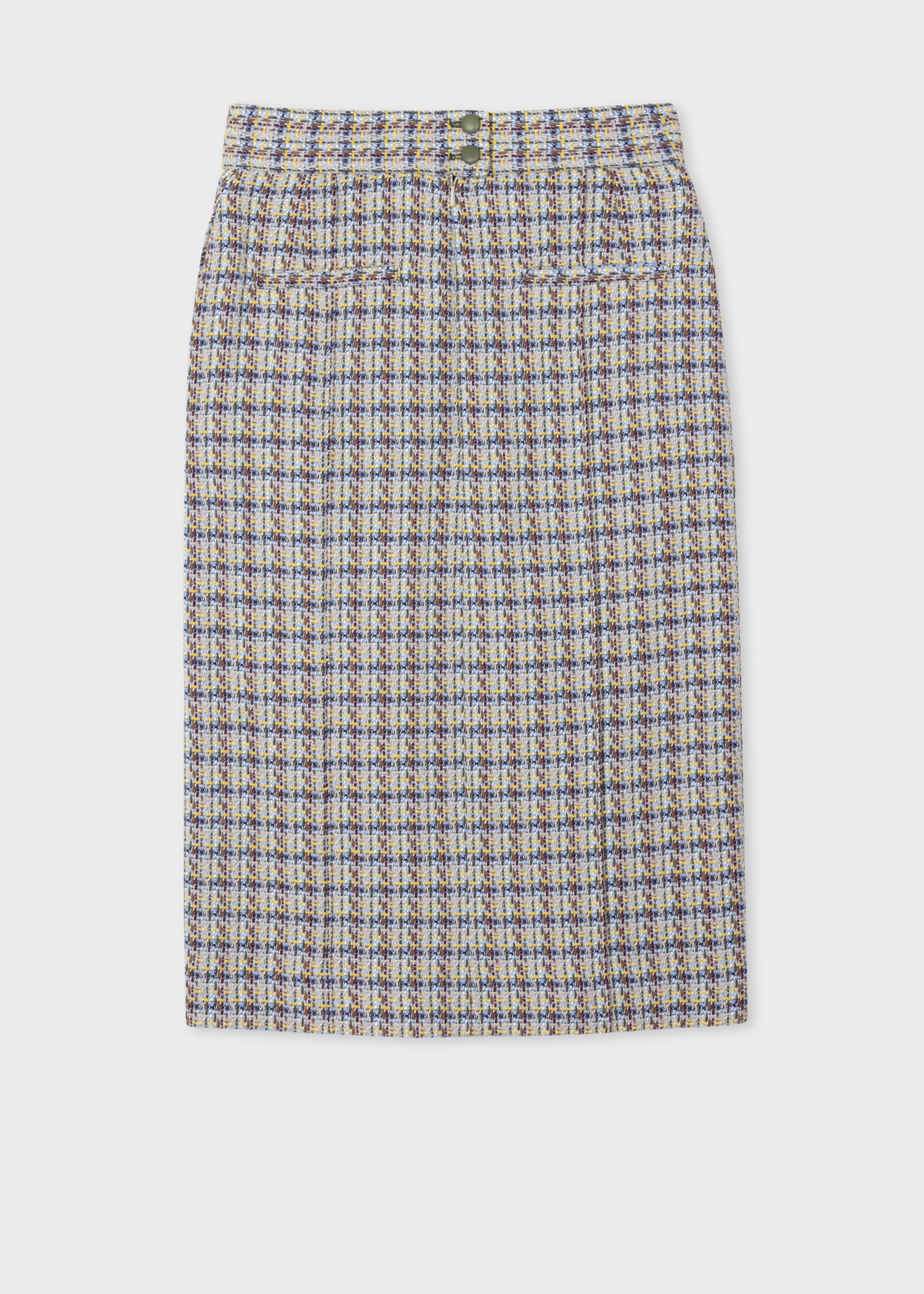 Tweed Knee-Length Skirt - 2