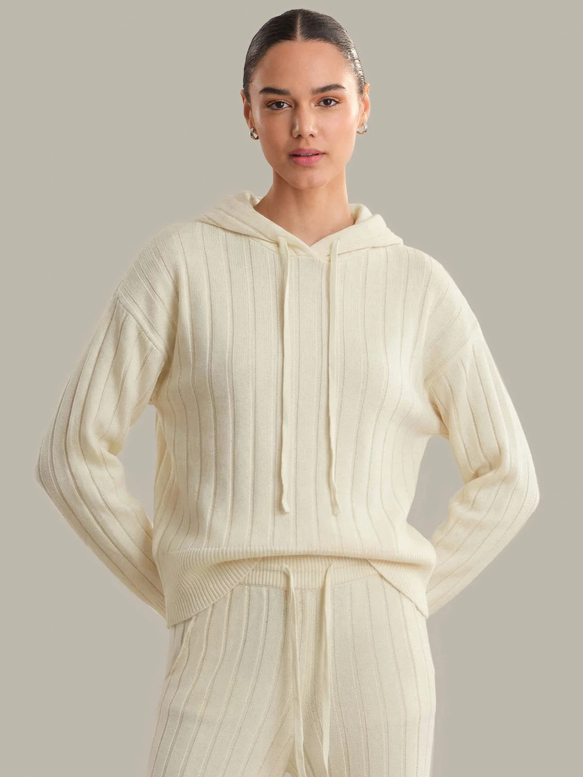 Astor: Cashmere Blend Hoodie - 1