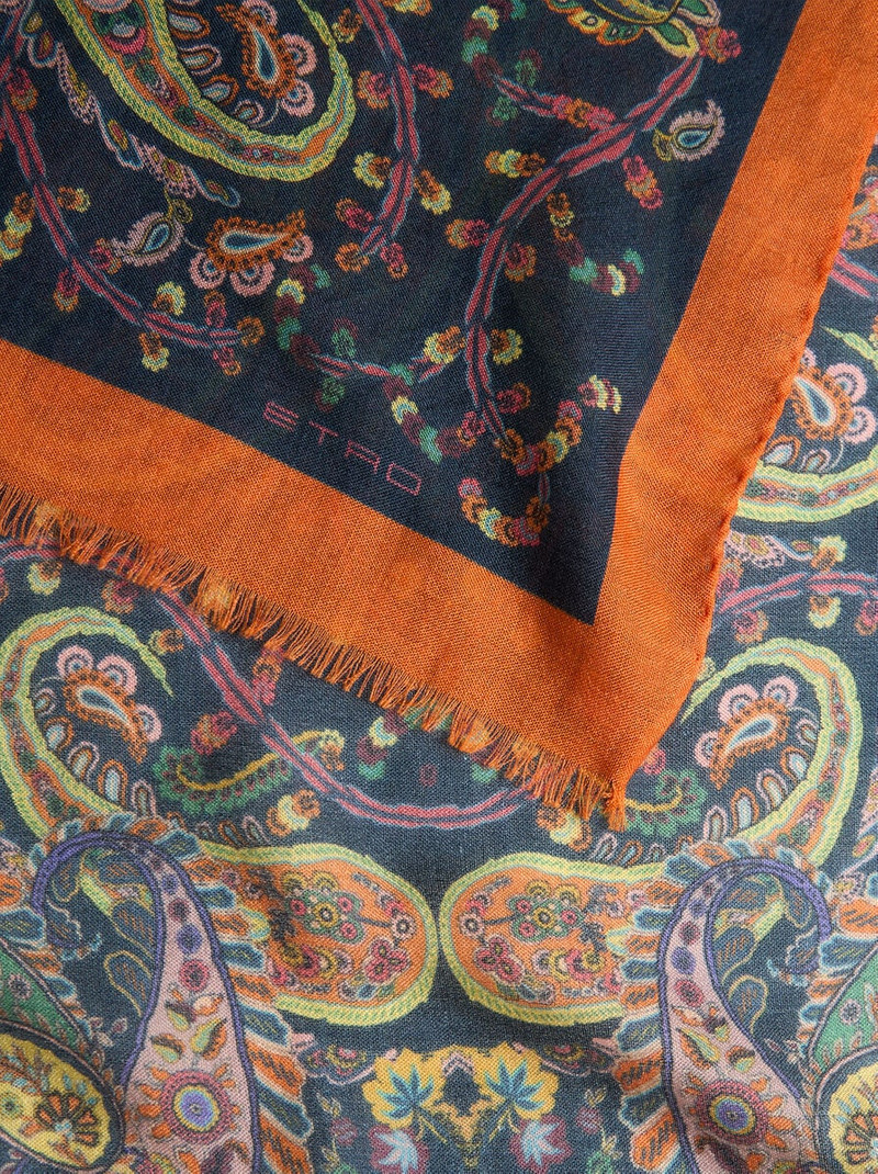 Etro FLORAL PAISLEY CASHMERE-BLEND SCARF outlook