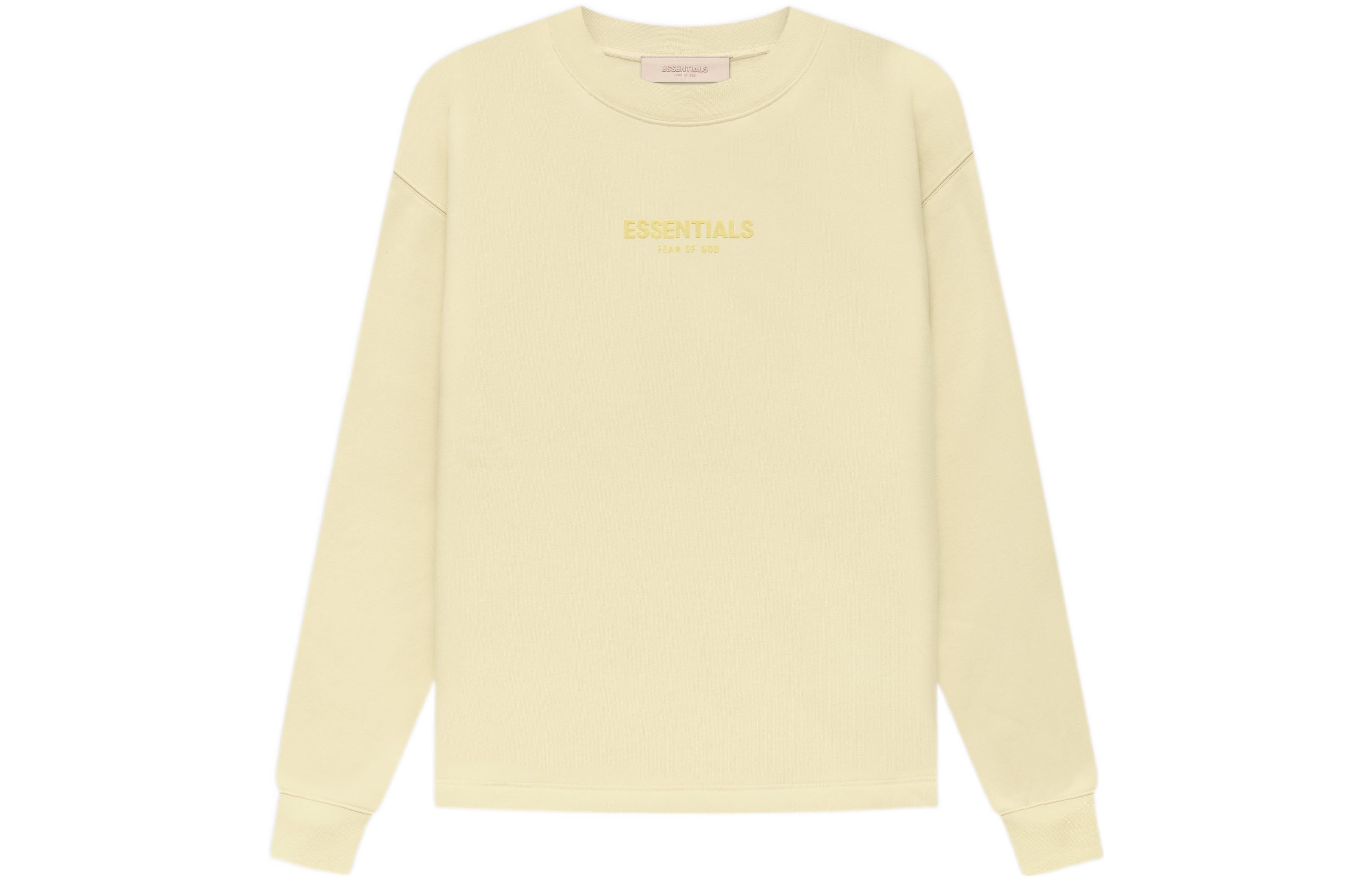 Fear of God Essentials FW22 Relaxed Crewneck Canary FOG-FW22-646 - 2