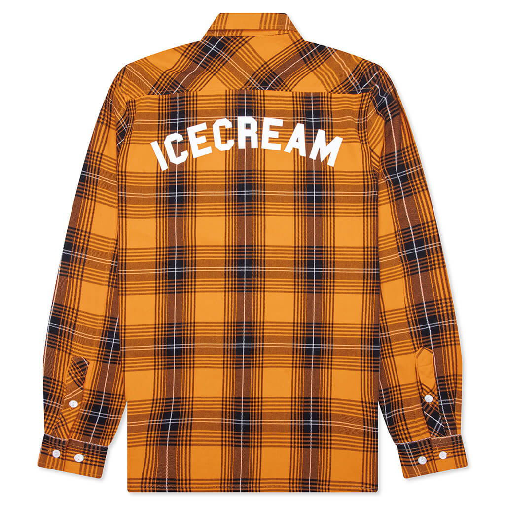 JACOB L/S WOVEN - BRIGHT MARIGOLD - 2