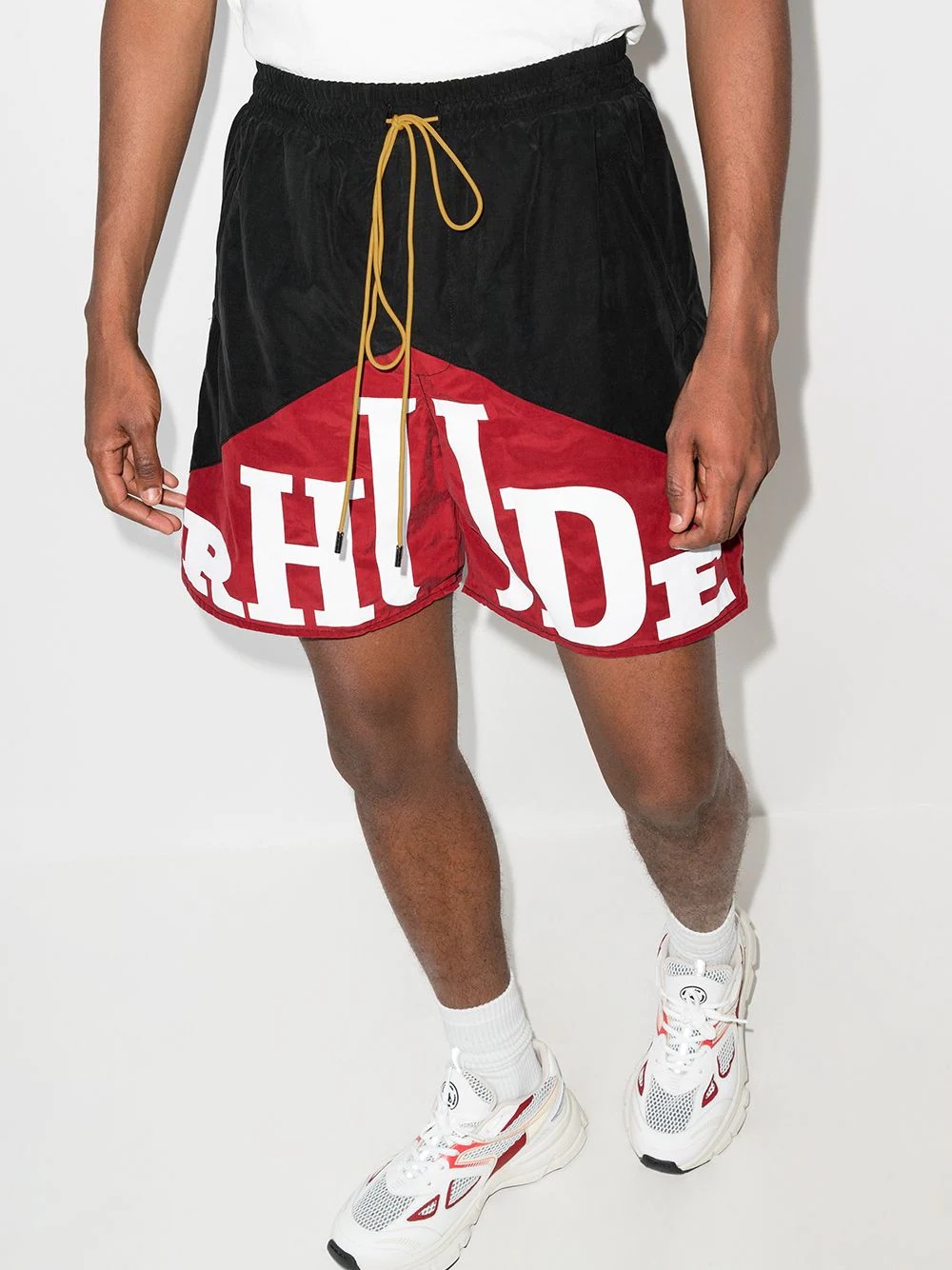 Yachting two-tone logo shorts - 2