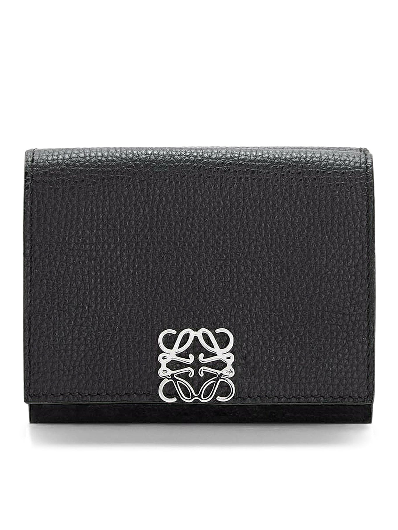 ANAGRAM TRIFOLD WALLET IN PEBBLE GRAIN CALFSKIN - 1