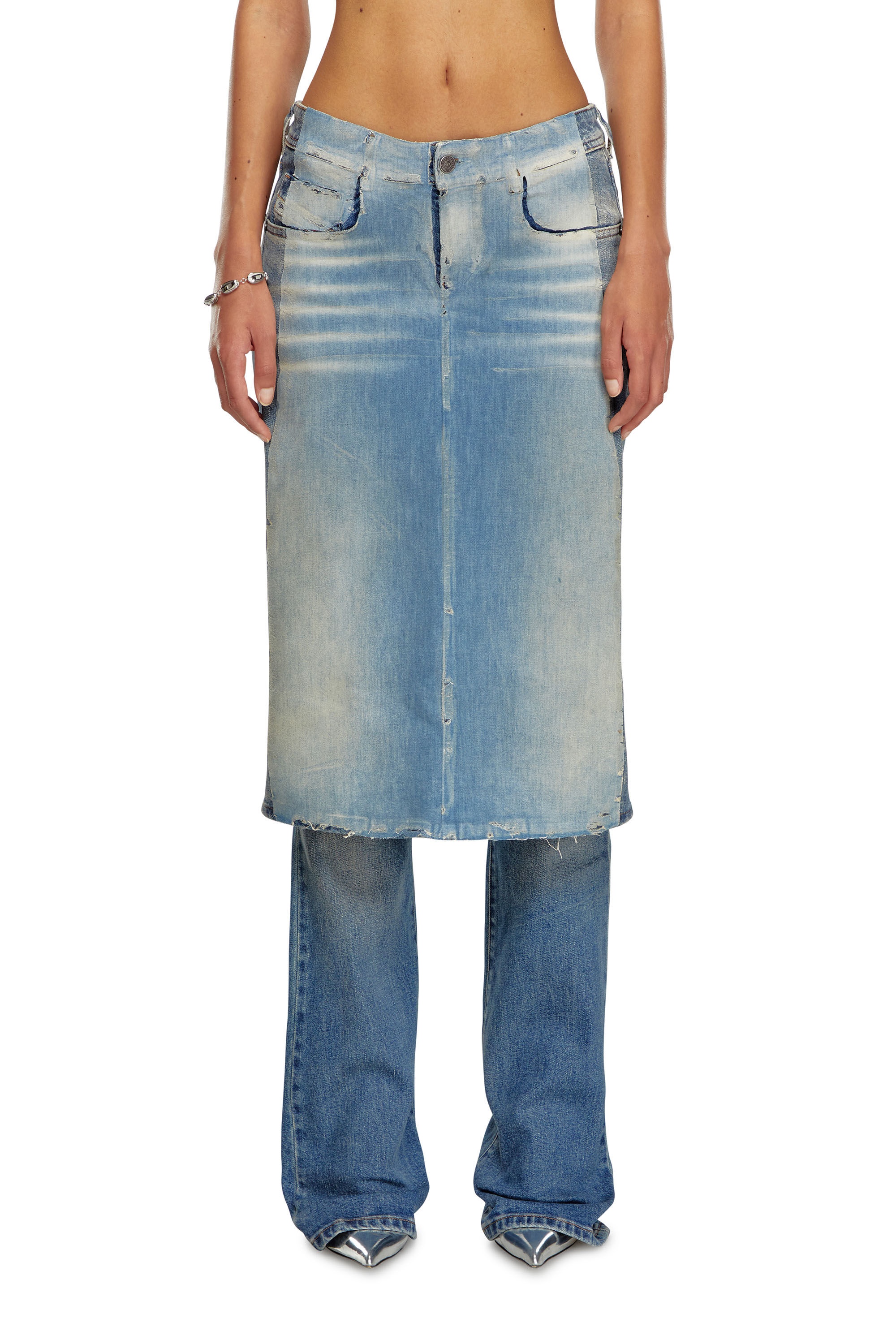 BOOTCUT AND FLARE JEANS D-SEL 007X8 - 1