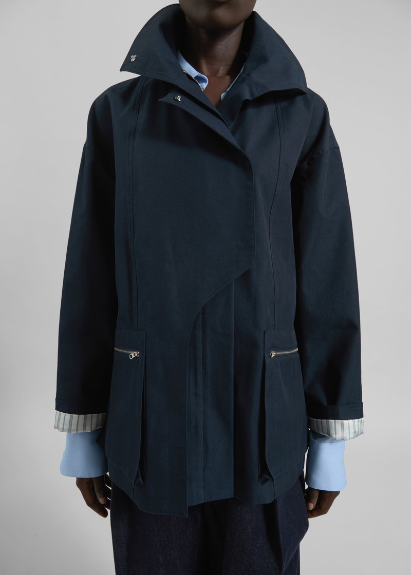 Norris Short Trench - Navy 5