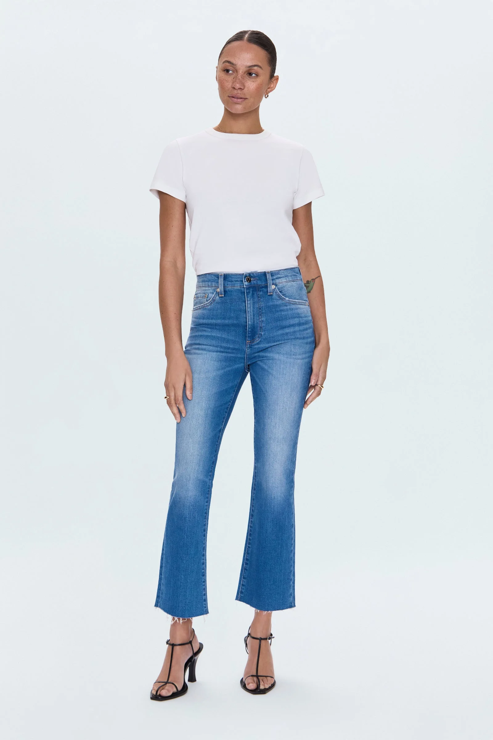 LENNON HIGH RISE CROP BOOT - AMI - 1