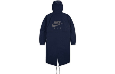 Nike Nike Air x Kim Jones Double-Sided Mid-Length Hooded Jacket Unisex Blue/White DC9983-451 outlook