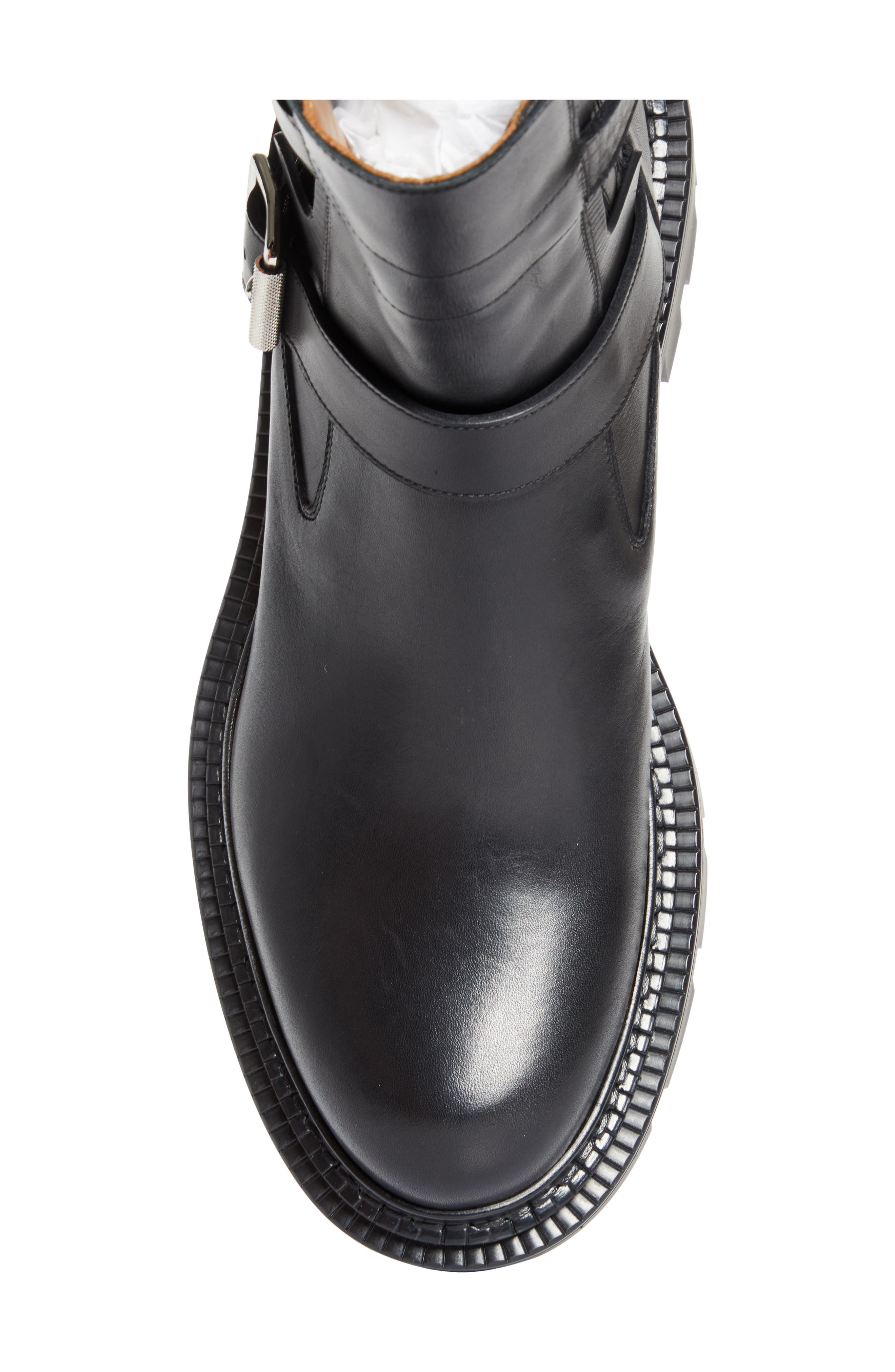 Christian Louboutin Oxybootie College Lugged Engineer Boot in Black at Nordstrom - 5