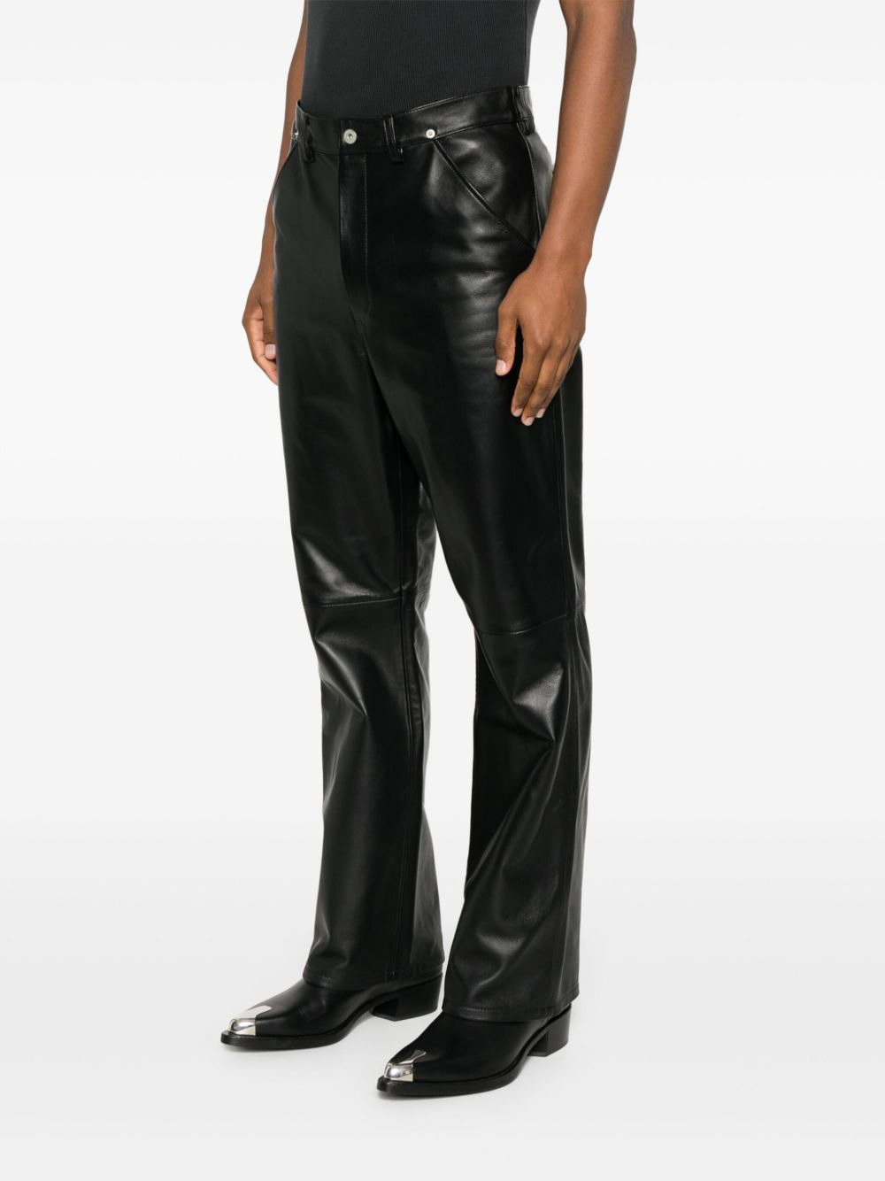 leather trousers - 3