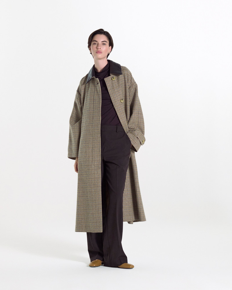 Mackintosh Belted Bowland Alpaca Wool Trench Coat outlook