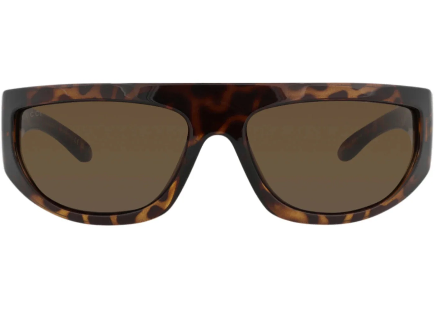 Gucci Shield-Frame Injection Sunglasses Havana Havana Brown (GG1574S-30014845-002) - 1