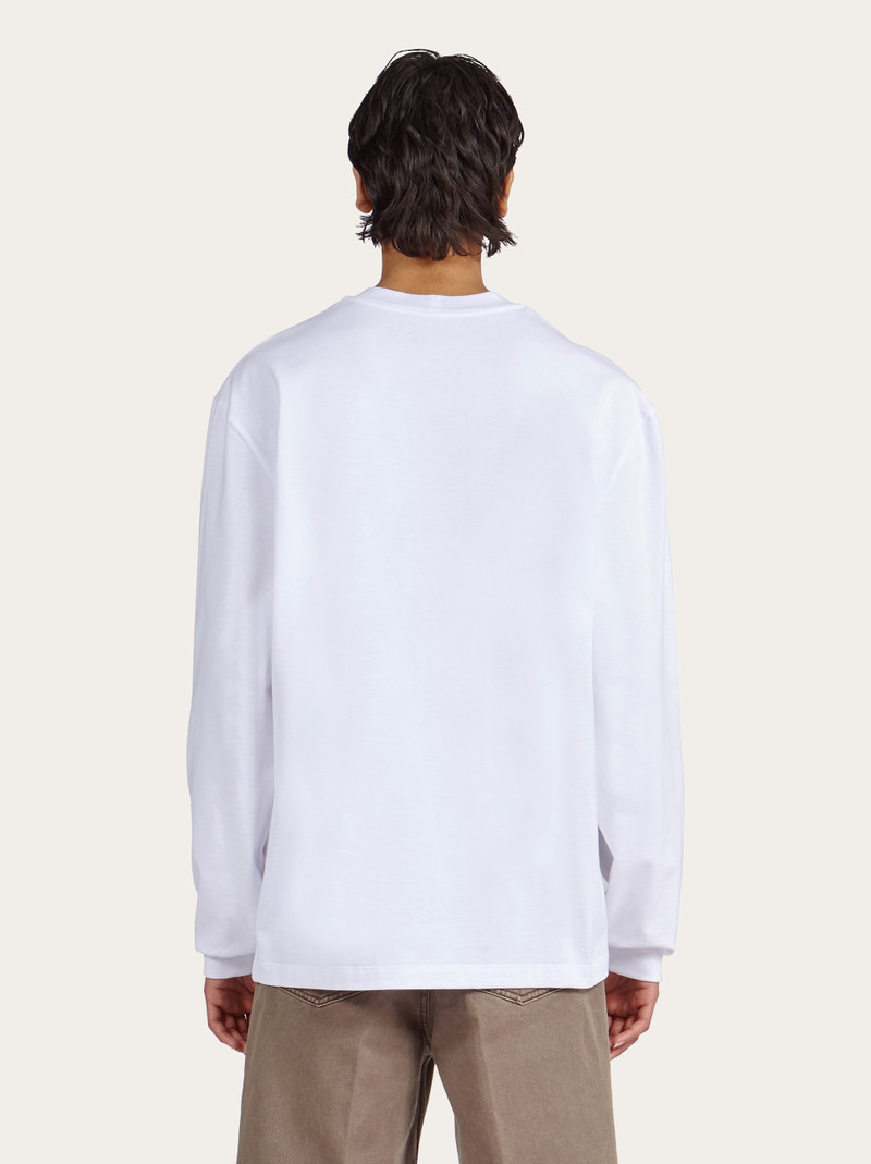 Long sleeved t-shirt with College Stripe graphic 3