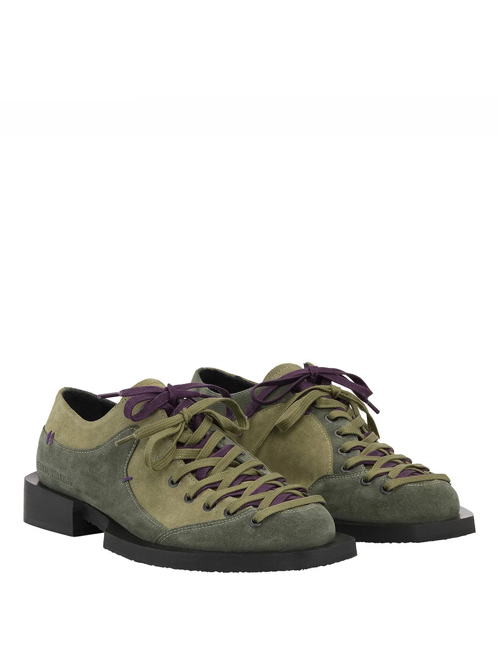 KELLY SHOES SUEDE - GREEN - 1