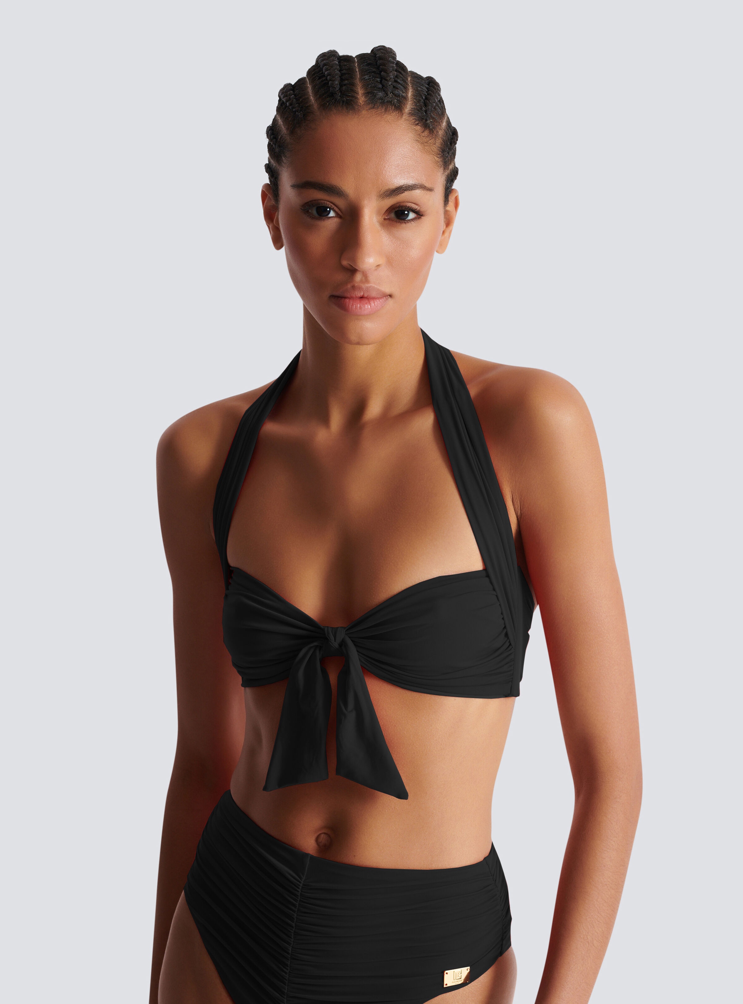 Plain two-piece swimsuit - 8