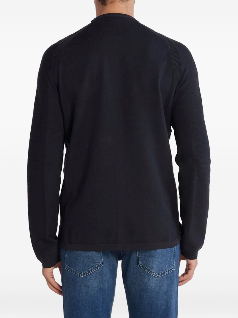 BOSS raglan-sleeve logo sweatshirt outlook