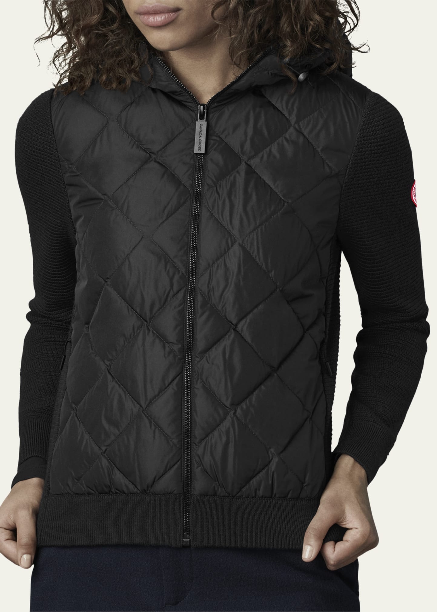 HyBridge Quilted Knit Hoodie - 4