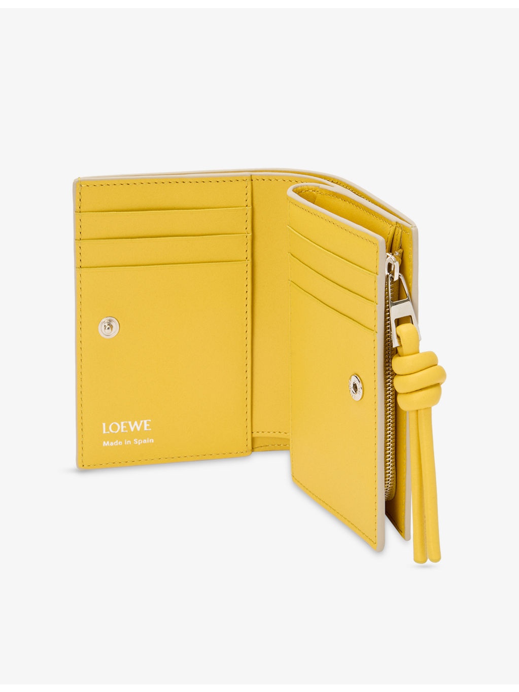 Knot Compact Leather Wallet - 3