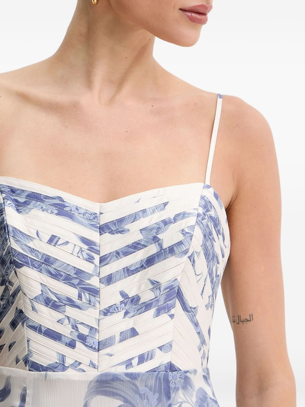 floral-print maxi dress - 4