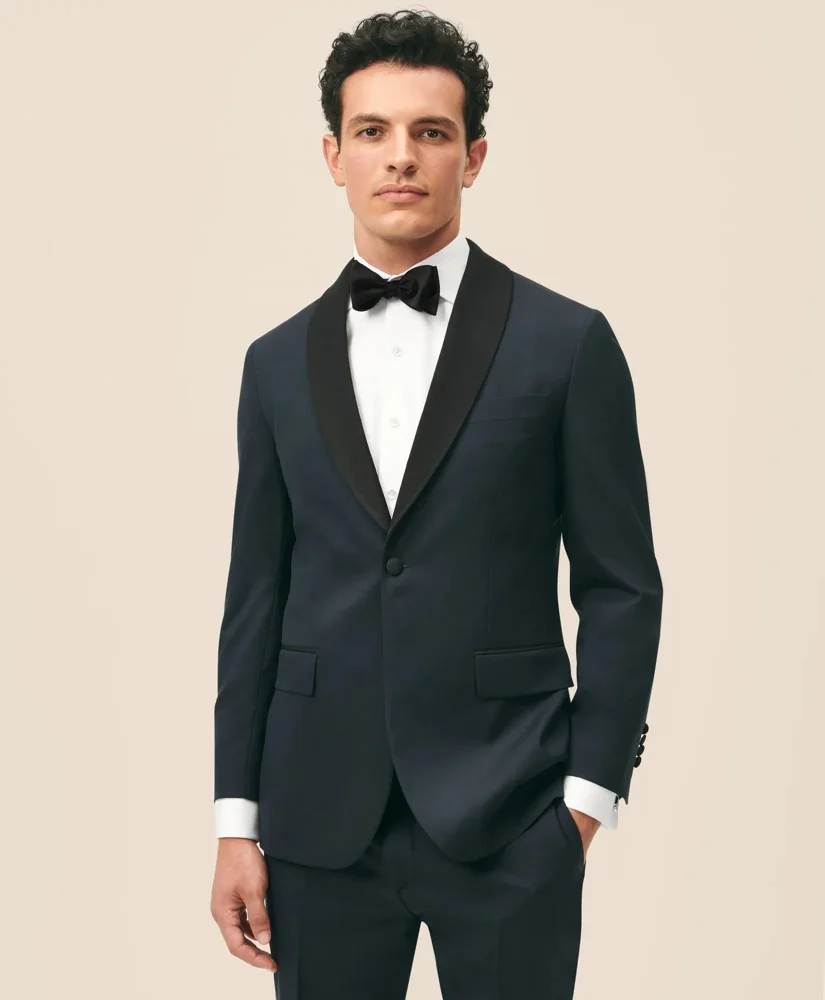 Slim Fit Wool 1818 Shawl Collar Tuxedo - 1
