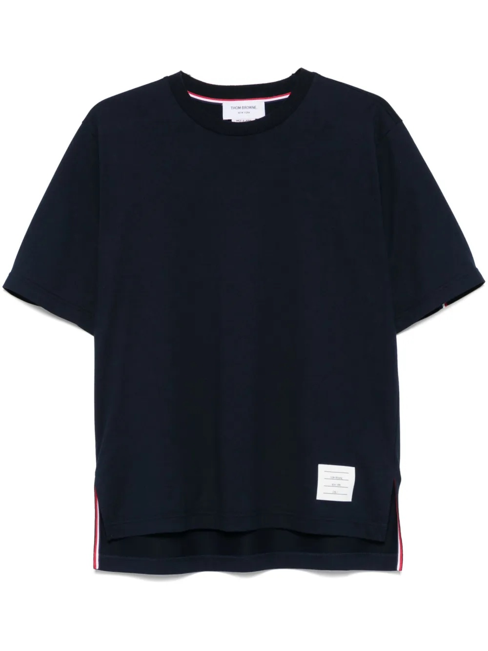 THOM BROWNE - Men Oversized Short Sleeve T-shirt - 4